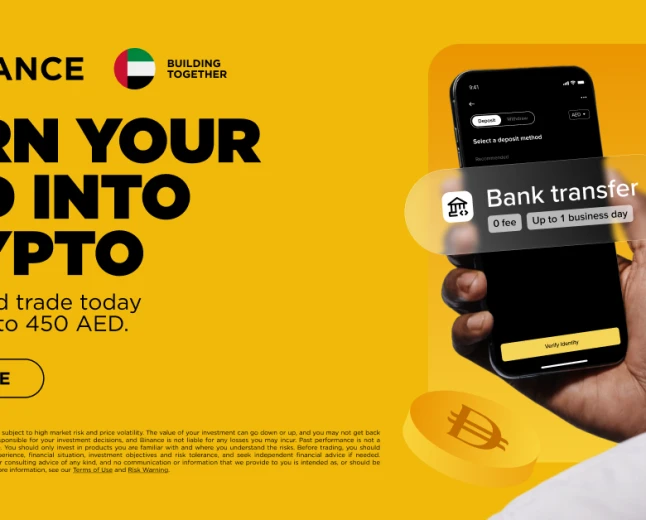 Binance Launches Zero-Fee AED Crypto Transfers in UAE Through Regulated Banking Integration